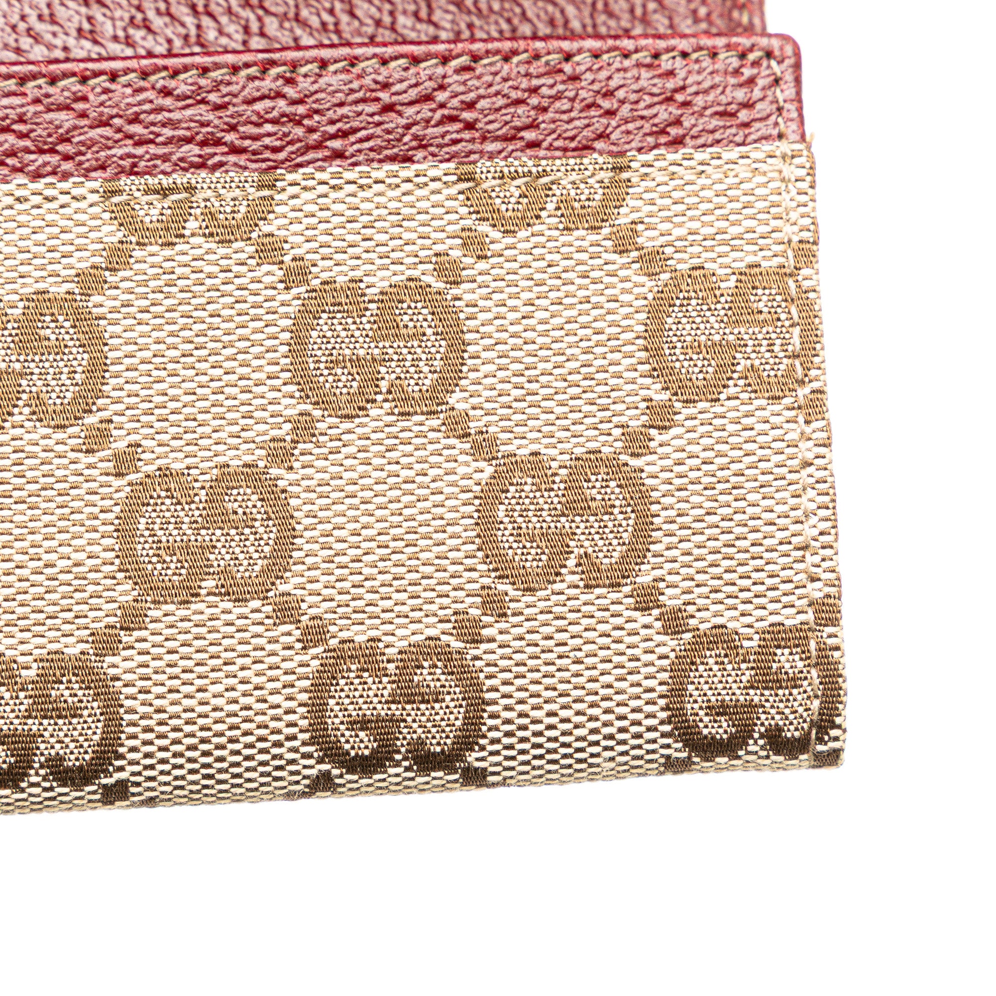 GG Canvas Card Holder