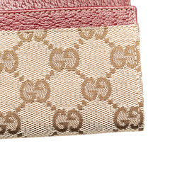 GG Canvas Card Holder