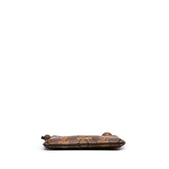Python Embossed Le Bisou Perle Shoulder Bag