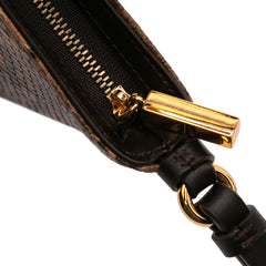 Python Embossed Le Bisou Perle Shoulder Bag