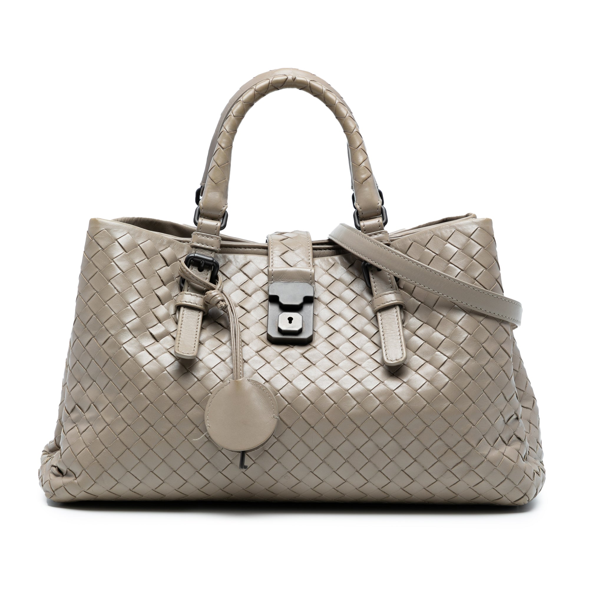 Small Nappa Intrecciato Roma Satchel