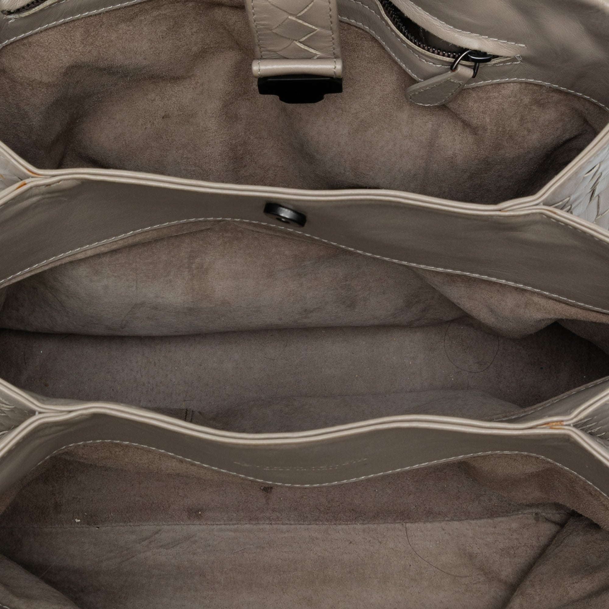 Small Nappa Intrecciato Roma Satchel