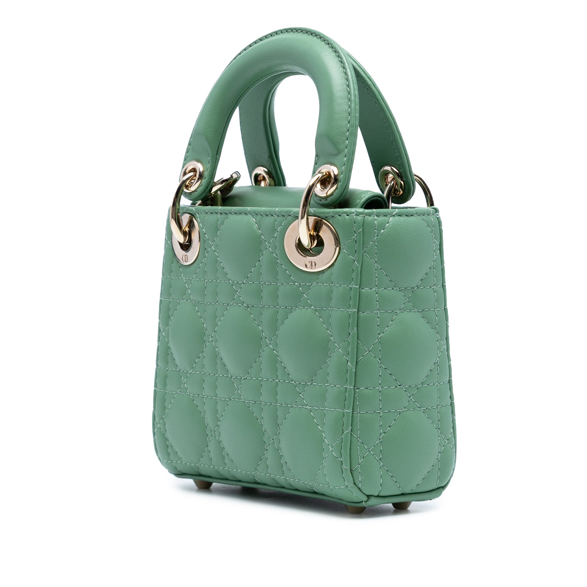 Micro Lambskin Cannage Lady Dior