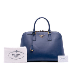 Large Saffiano Lux Promenade Satchel