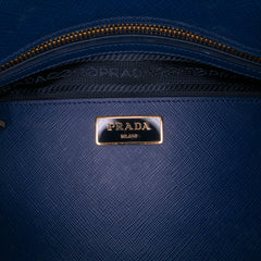 Large Saffiano Lux Promenade Satchel