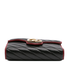 GG Marmont Matelasse Leather Torchon Wallet On Chain