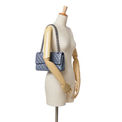 Medium Classic Lambskin Double Flap