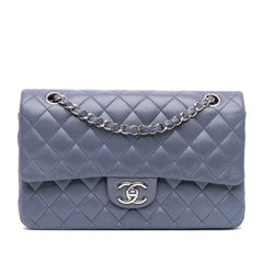 Medium Classic Lambskin Double Flap