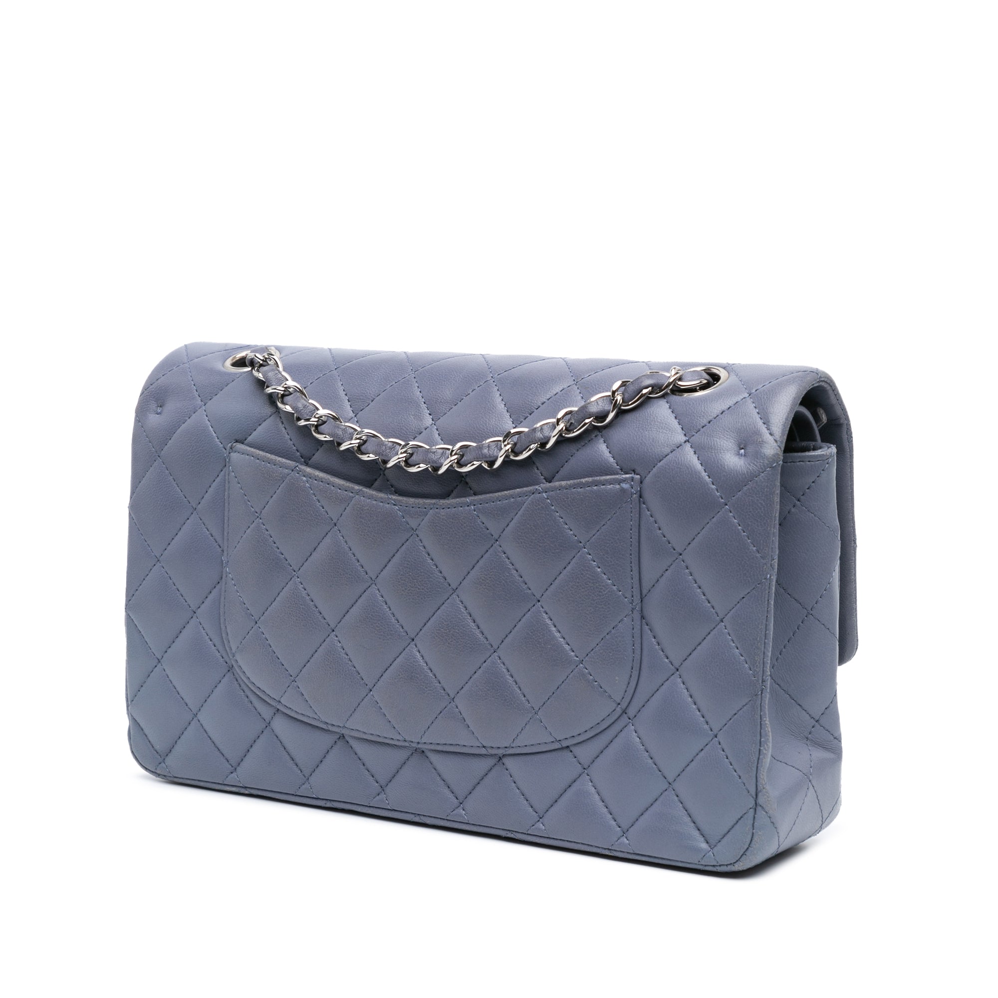 Medium Classic Lambskin Double Flap