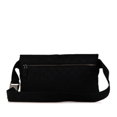 GG Canvas Double Pocket Belt Bag