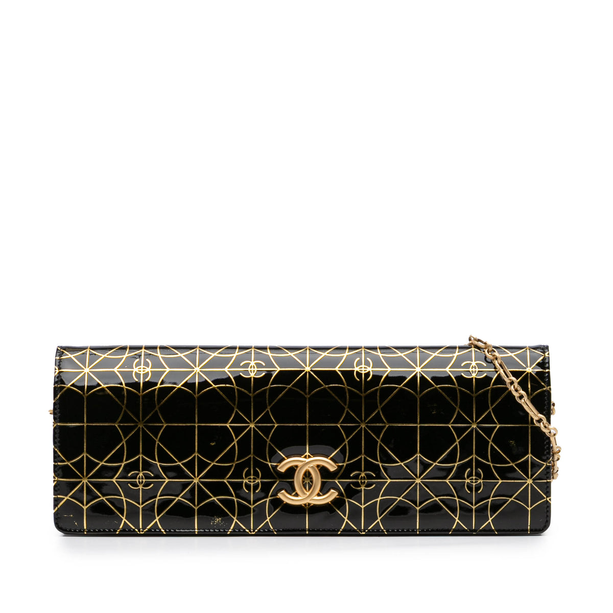 Paris Moscou Vinyl Moujik Clutch with Chain