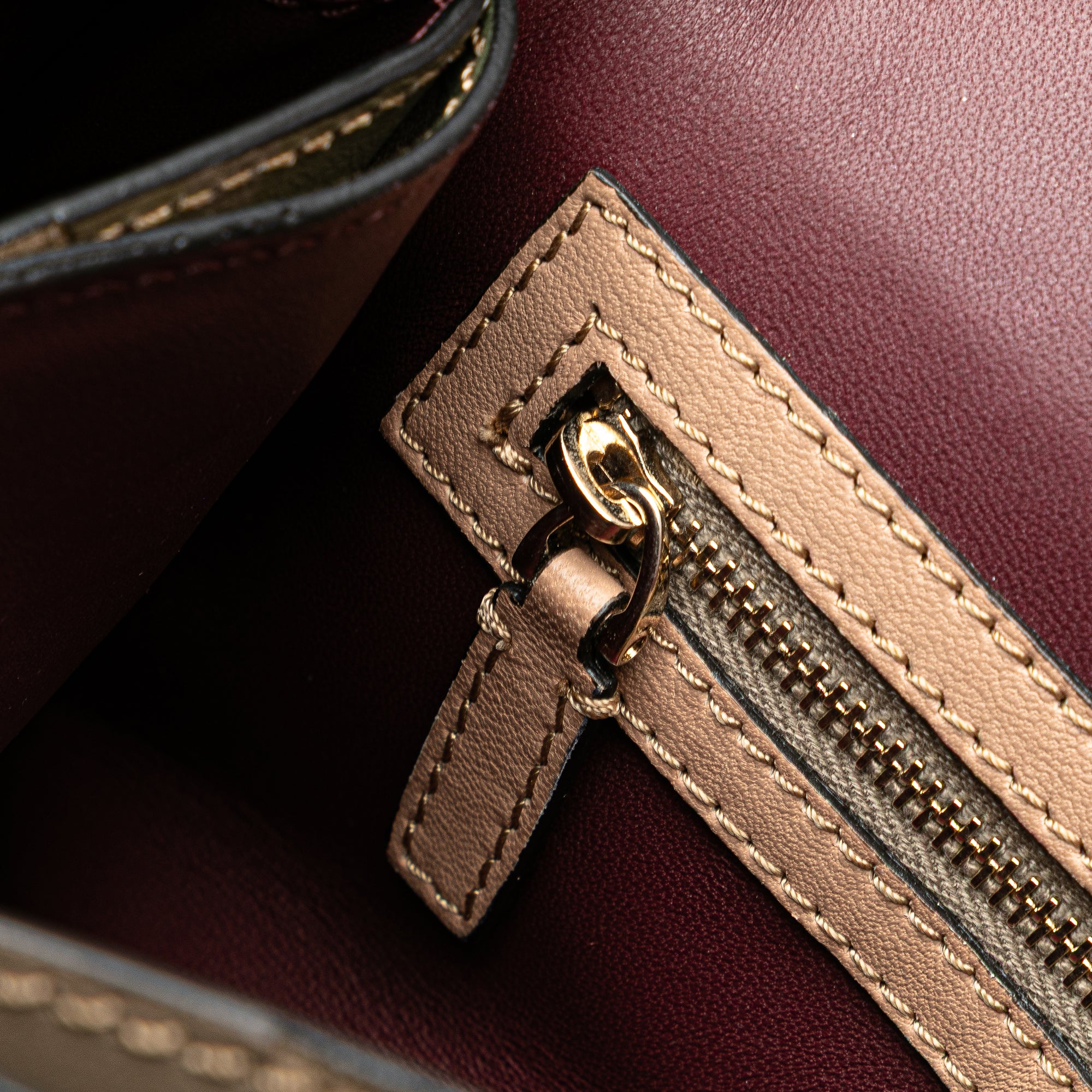 Canvas and Nappa Camouflage Rockstud Wristlet Clutch