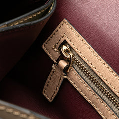 Canvas and Nappa Camouflage Rockstud Wristlet Clutch