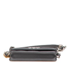 Lambskin 19 Flap Coin Purse With Chain