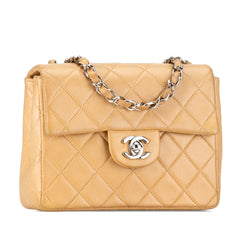 Mini Square Classic Lambskin Single Flap
