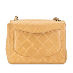 Mini Square Classic Lambskin Single Flap