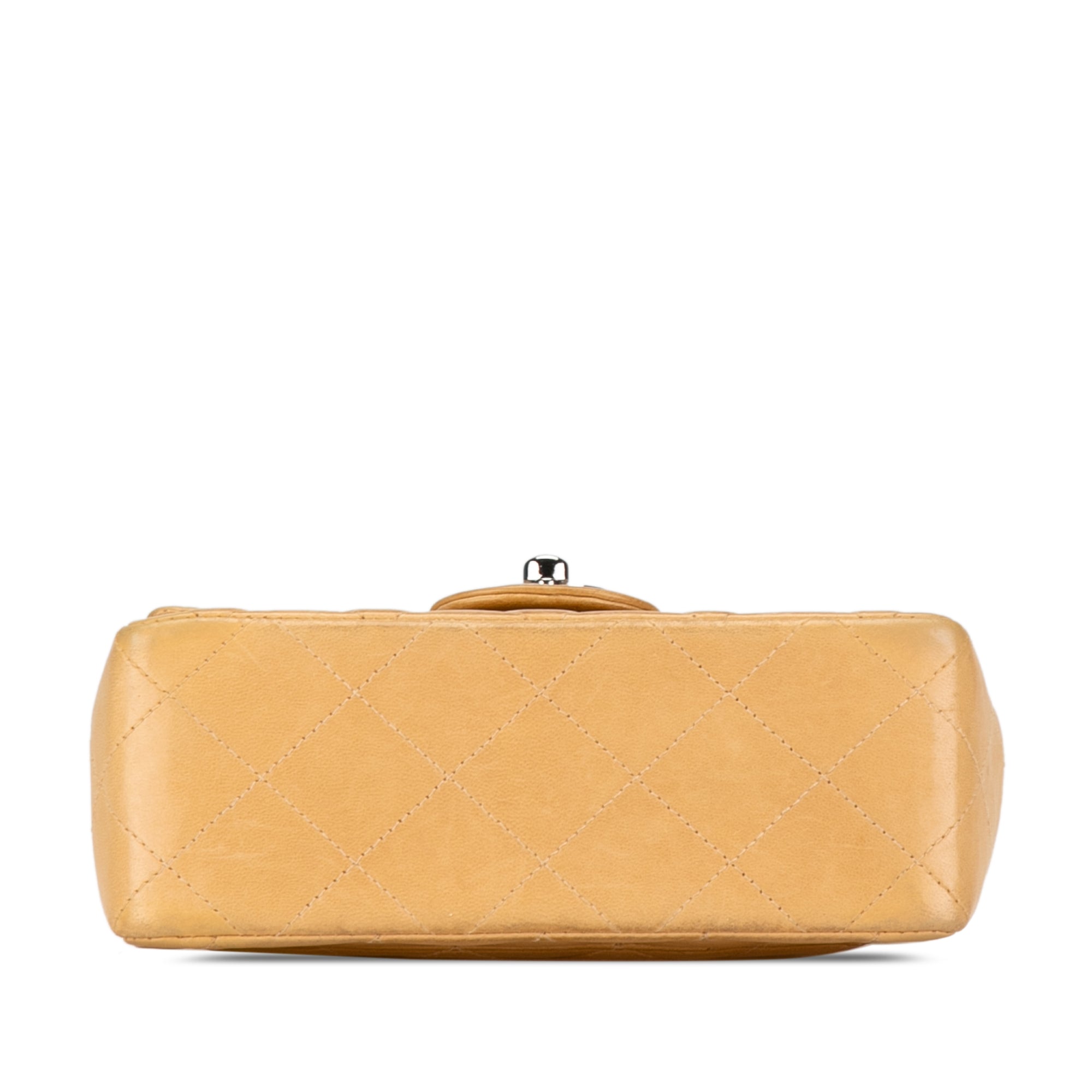 Mini Square Classic Lambskin Single Flap