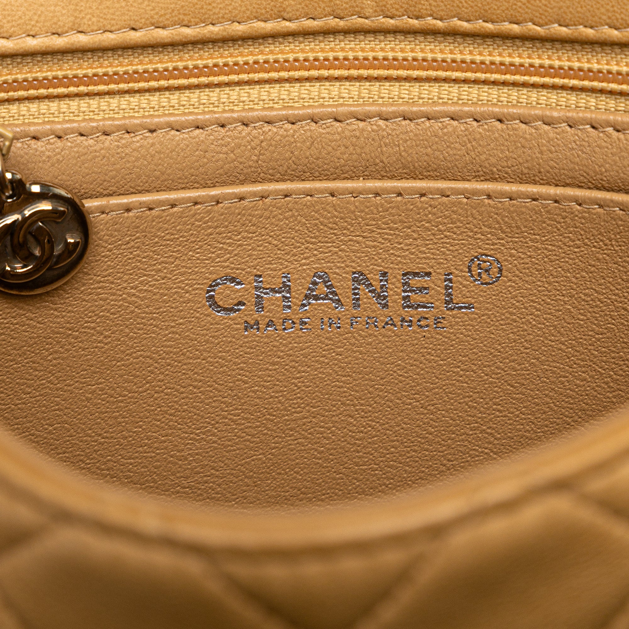 Mini Square Classic Lambskin Single Flap