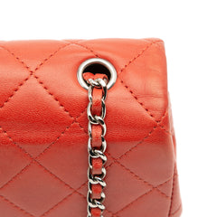 Extra Mini Rectangular Classic Lambskin Single Flap