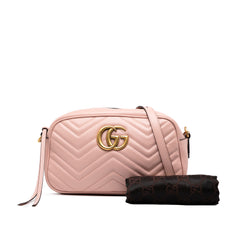 Small GG Marmont Matelasse Leather Crossbody