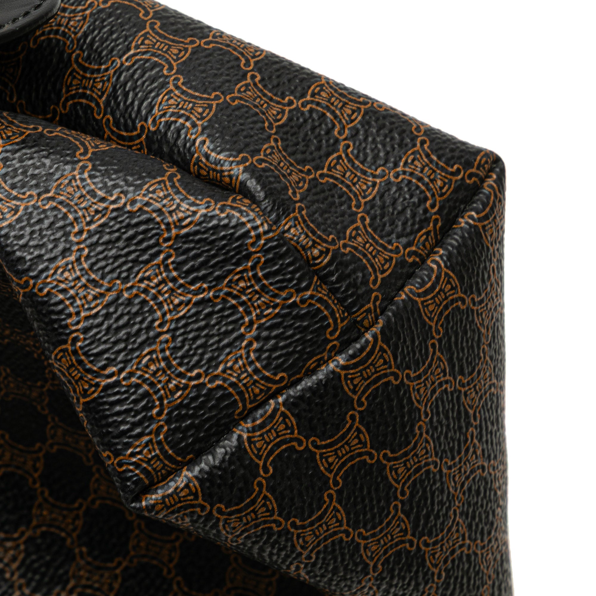 Macadam Coated Canvas Cosmetic Pouch