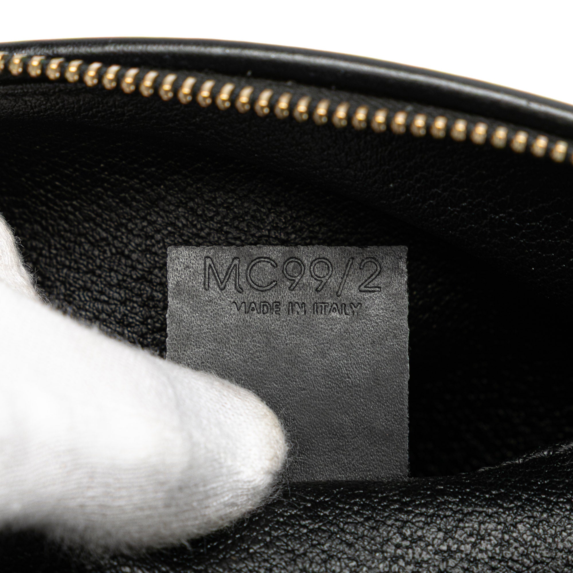 Macadam Coated Canvas Cosmetic Pouch