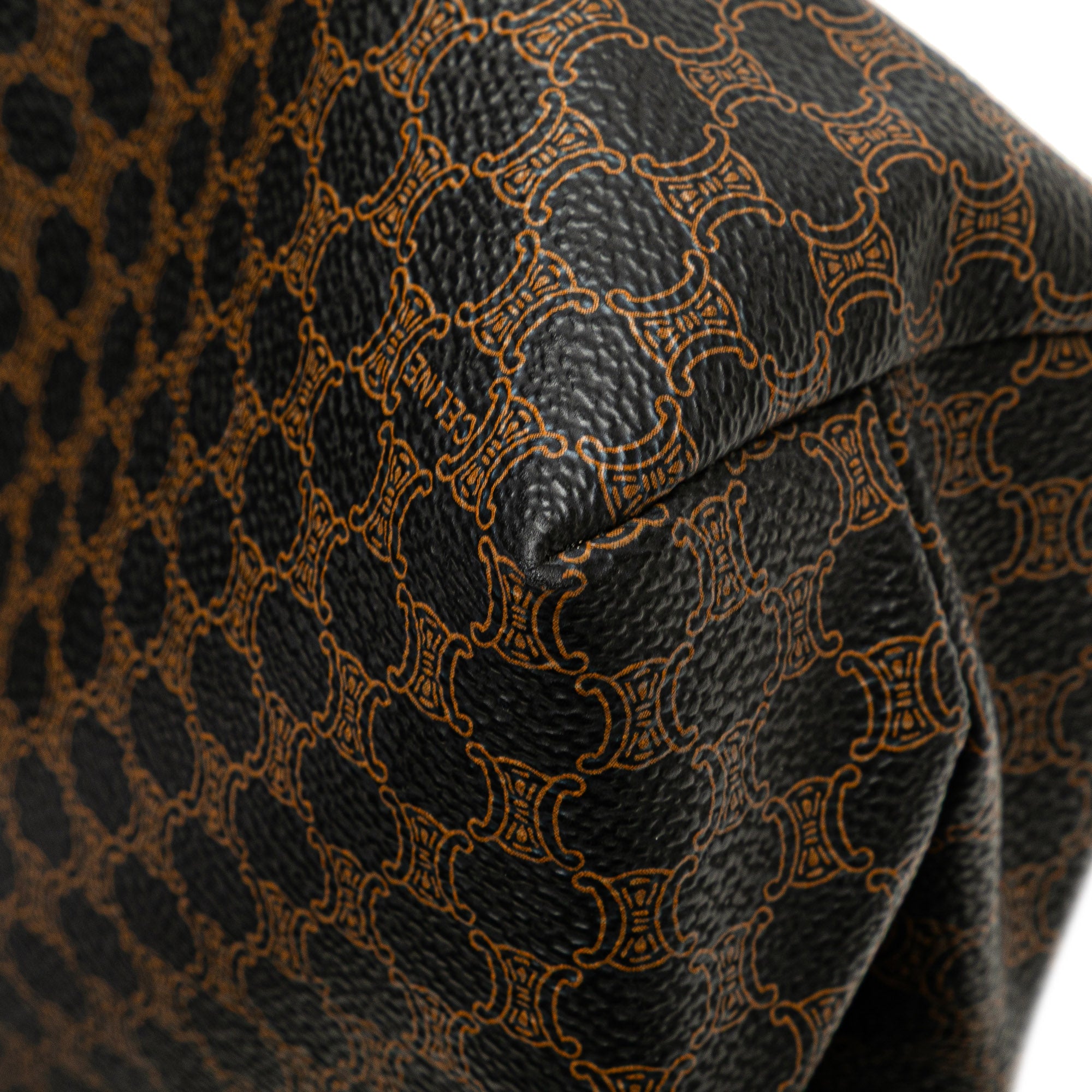 Macadam Coated Canvas Cosmetic Pouch