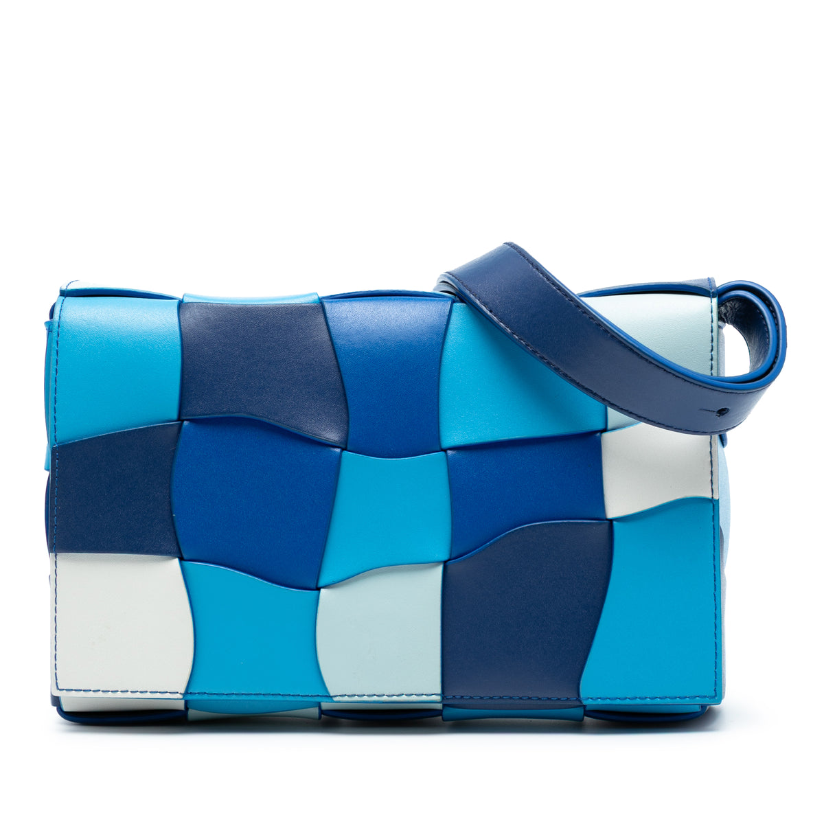 Nappa Intrecciato Wavy Cassette Crossbody