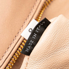 Nappa Gaufre Turn Lock Clutch