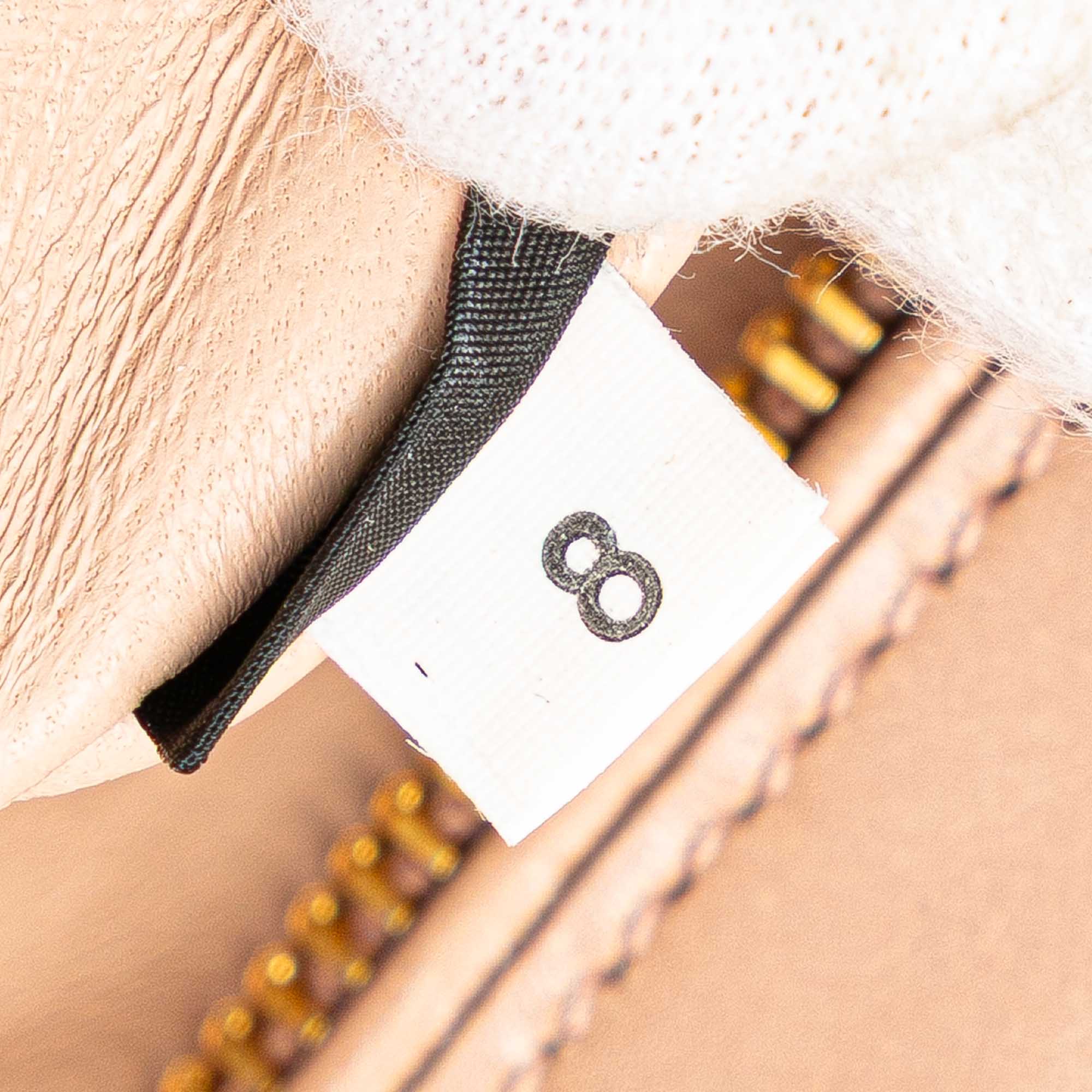 Nappa Gaufre Turn Lock Clutch