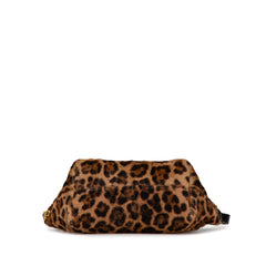 Leopard Print Ponyhair Pochette