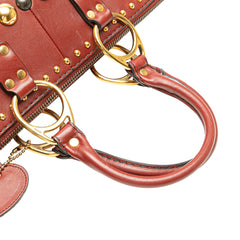 Guccissima Studded Babouska Satchel