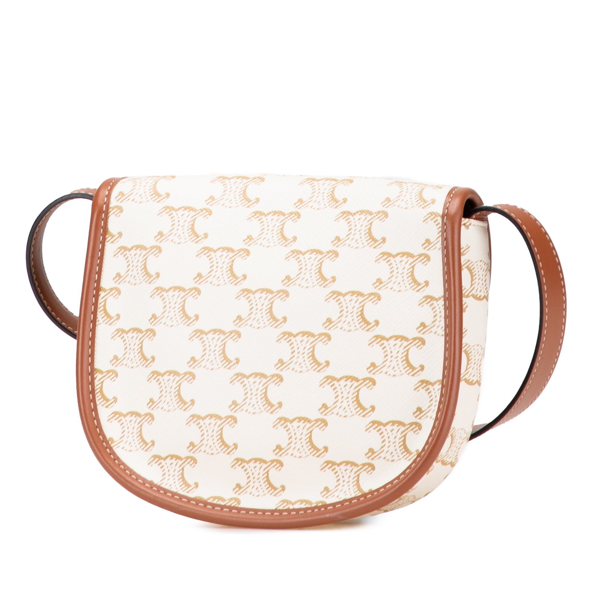 Mini Triomphe Coated Canvas Besace Crossbody