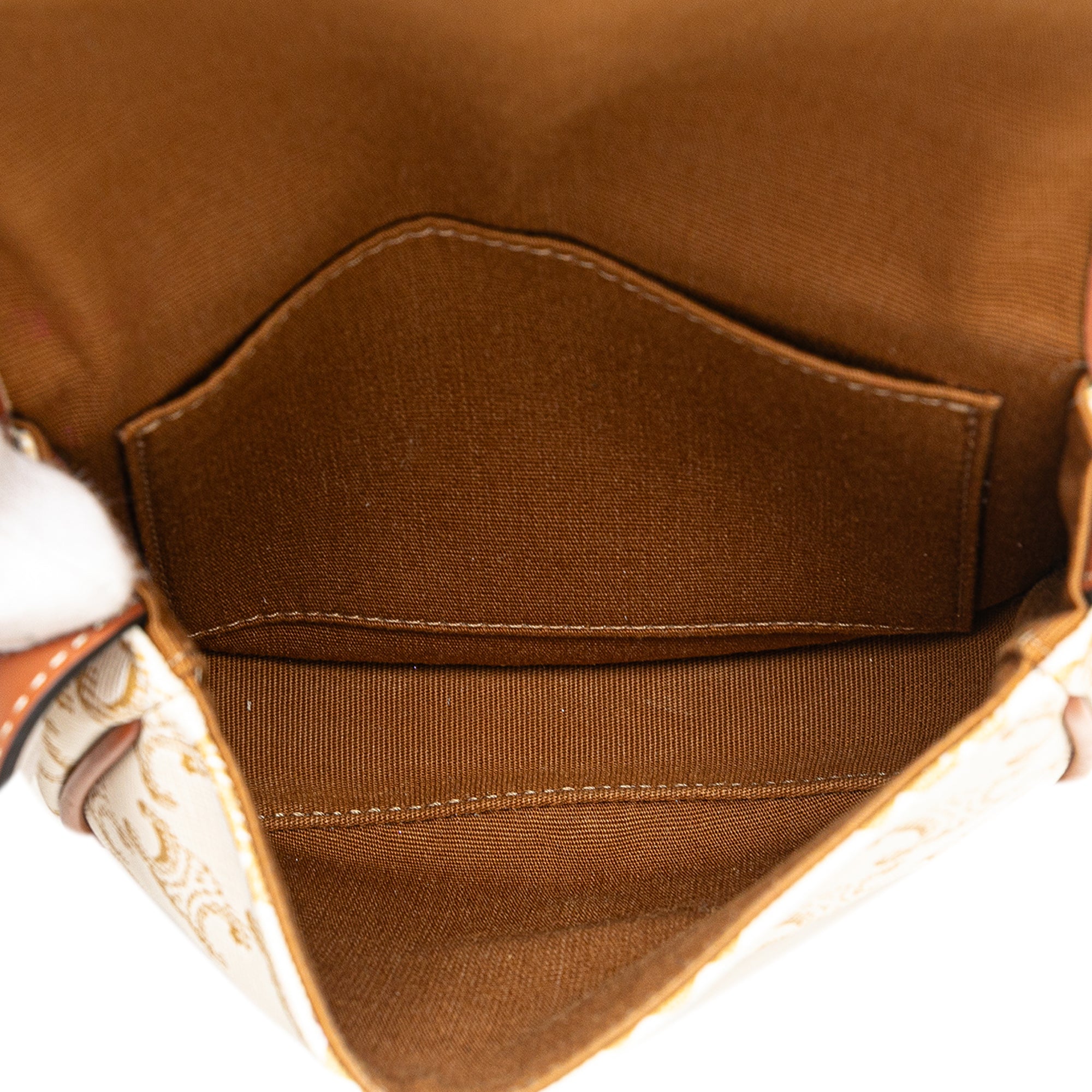 Mini Triomphe Coated Canvas Besace Crossbody