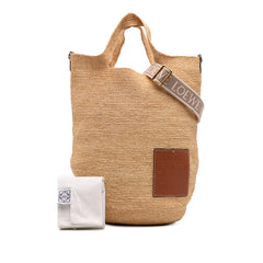 Mini Raffia Slit Satchel