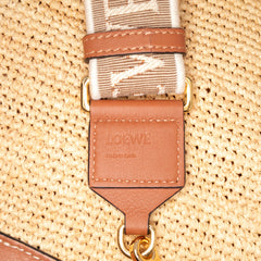 Mini Raffia Slit Satchel