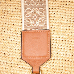 Mini Raffia Slit Satchel