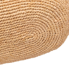 Mini Raffia Slit Satchel