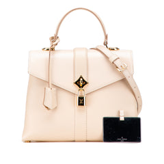 Grained Smooth Calfskin Rose Des Vents PM