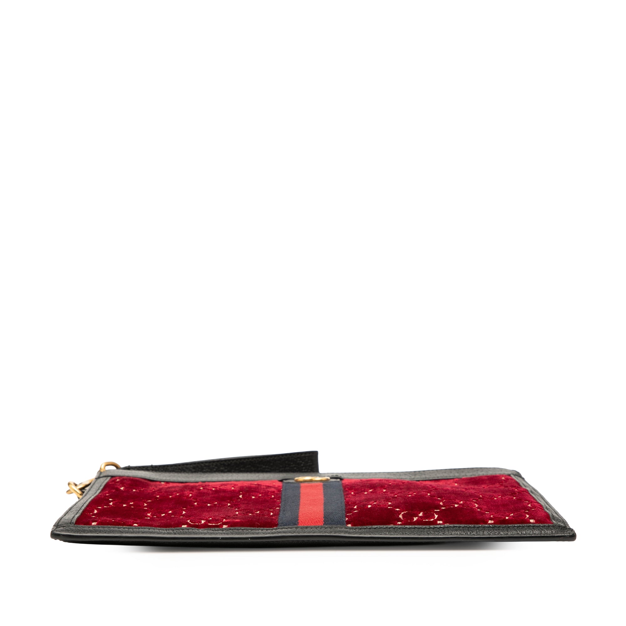 GG Velvet Ophidia Clutch Bag
