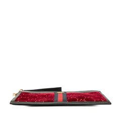 GG Velvet Ophidia Clutch Bag