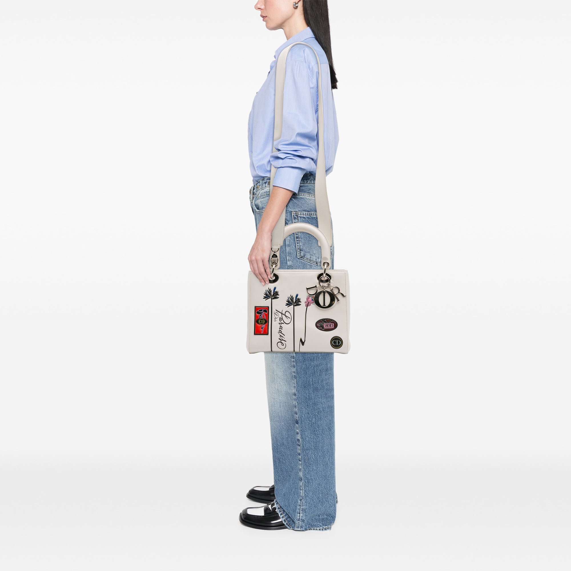 Medium Lambskin Paradise Lady Dior