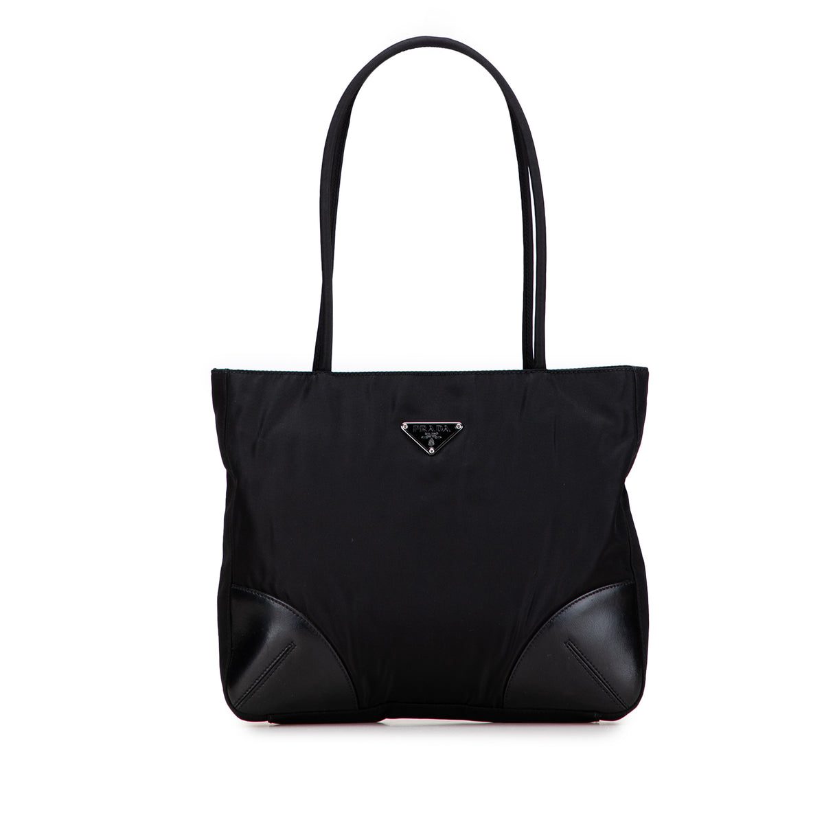 Spazzolato Trimmed Tessuto Tote