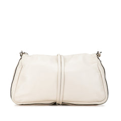 Bamboo Leather Croisette Shoulder Bag_2