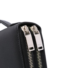 Grain De Poudre Double Zip Around Travel Organizer Wallet