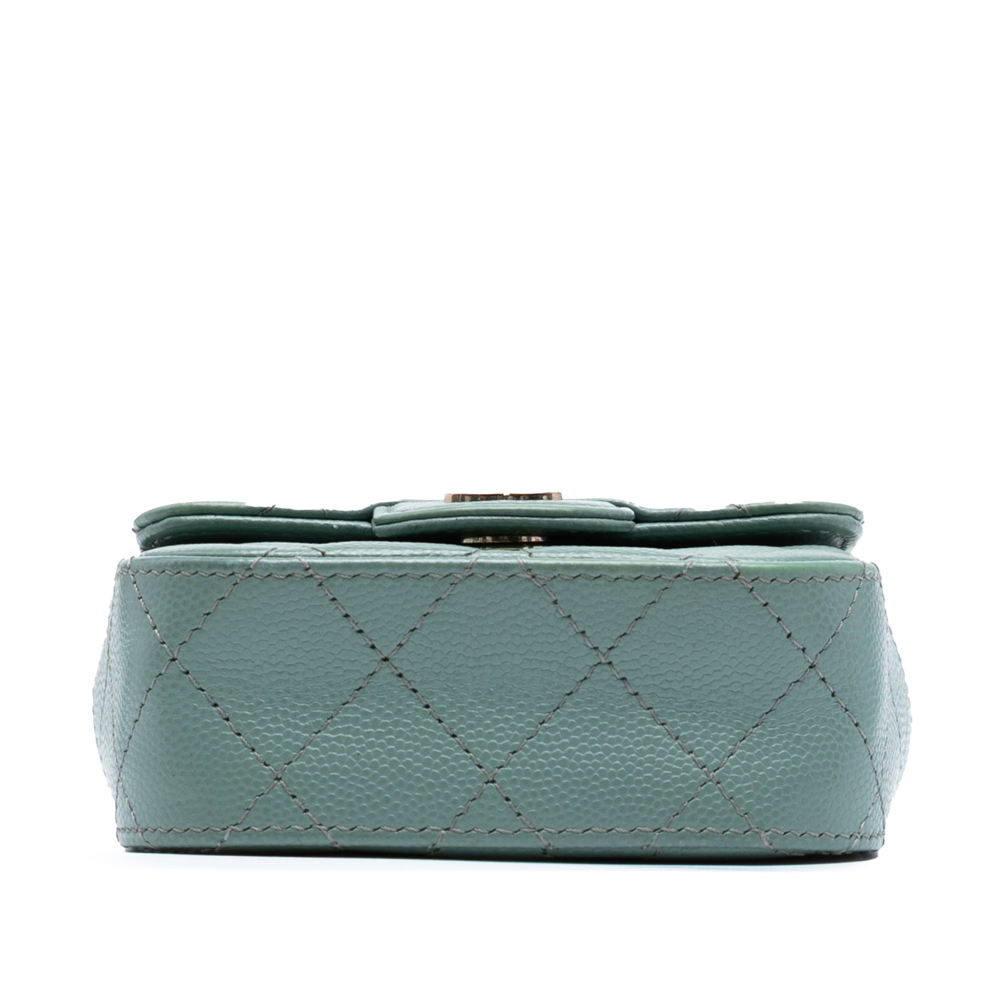 Micro Mini Classic Caviar Single Flap