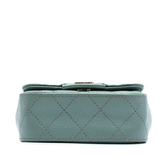 Micro Mini Classic Caviar Single Flap