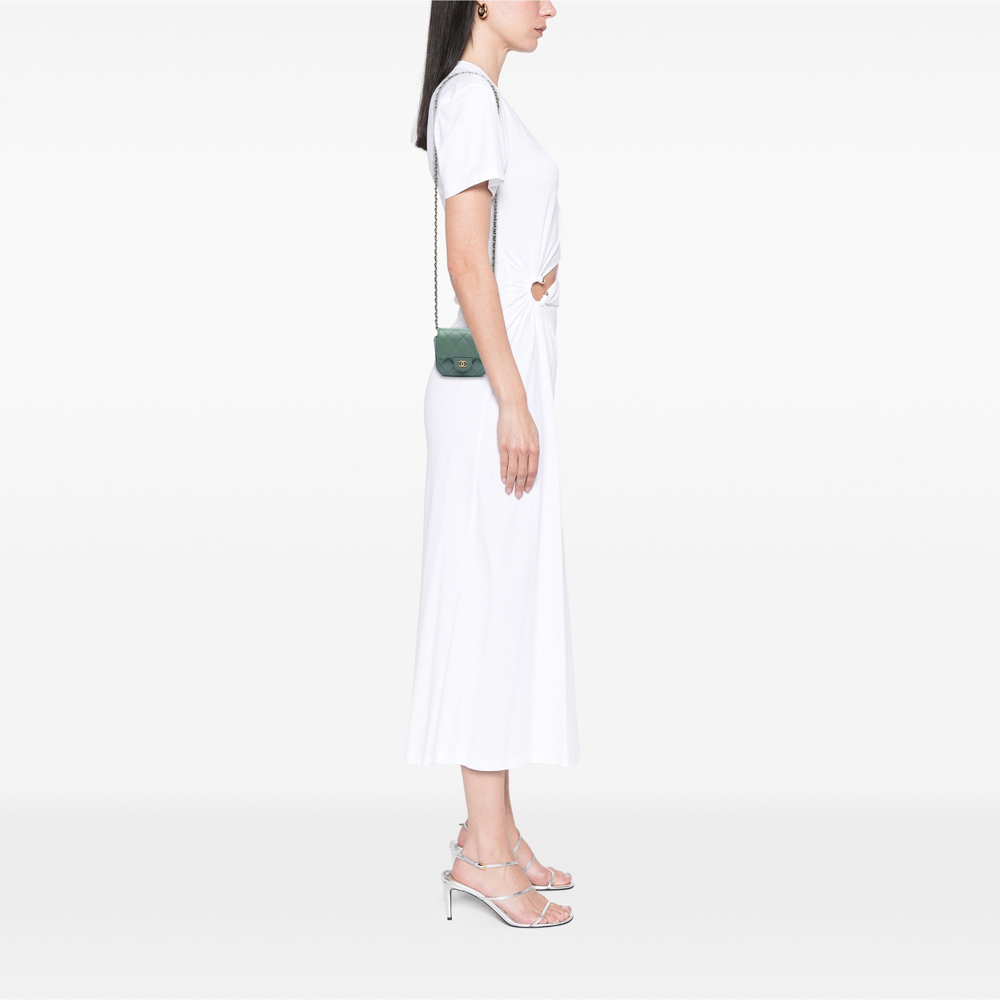 Micro Mini Classic Caviar Single Flap