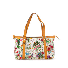 GG Canvas Abbey D-Ring Flora Tote Bag_0