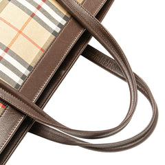 Haymarket Check Canvas Tote